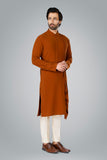 Asymmetric pleated kurta