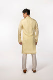 YELLOW BEADS KURTA SET