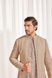 Short Achkan Open Set with kurta and  Slim Pant