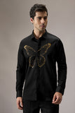 BUTTERFLY- HAND EMBROIDERED DESIGNER SHIRT