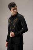 BUTTERFLY- HAND EMBROIDERED DESIGNER SHIRT