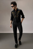 BUTTERFLY- HAND EMBROIDERED DESIGNER SHIRT