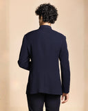 Navy Metallic Jodhpuri Set