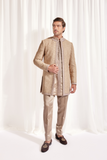 Short Achkan Open Set with kurta and  Slim Pant