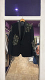 Partywear Blazer with Moti Placement Embellishment