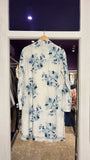 Printed Kurta with Sequin and Mirror Highlights