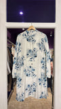 Printed Kurta with Sequin and Mirror Highlights