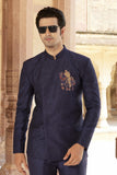 Midnight Blue Jodhpuri coat