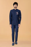 Midnight Blue Jodhpuri coat