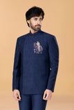 Midnight Blue Jodhpuri coat