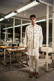 GREEN VAANA OPEN BANDI WITH MATCHING KURTA PAJAMA SET