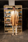 GOLD YAARA OPEN BANDI WITH MATCHING KURTA PAJAMA SET