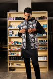BLACK ANAR OPEN BANDI WITH MATCHING KURTA PAJAMA SET