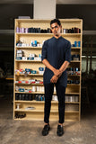 NAVY SHEHER KURTA PAJAMA SET
