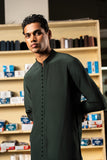 GREEN SHEHER KURTA PAJAM SET