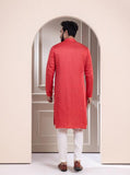 ONYX RUST EMBROIDERED KURTA ENSEMBLE