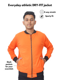 Fire Orange GULLY Athletic Bomber jacket
