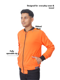 Fire Orange GULLY Athletic Bomber jacket