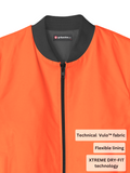 Fire Orange GULLY Athletic Bomber jacket