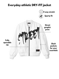 Special Street Edition Pearly White GULLY Athletic Bomber jacket