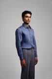 Scatter Shirt Slate Blue