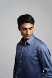 Scatter Shirt Slate Blue