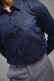 Scatter shirt blue