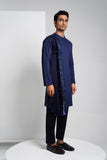 Panel Kurta Stretch Blue