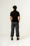 AGITATION PRINT CARGO TROUSERS