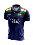 Bharat Army Navy Blue Cricket polo