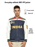 Bharat Army Midnight Blue Gully Athletic jacket