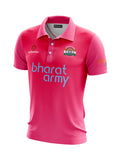 Bharat Army Fiery Rose Cricket polo