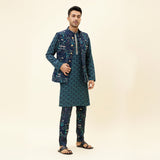 Blue More Jaal Reversible Bundi