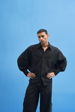 BLACK BATWING SHIRT