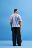 BLACK SHOJI ALL-OVER PATCHWORK TROUSERS