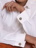 SUNFLOWER GLITTER CUFFLINKS