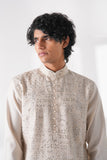 Geometric Embroidered Kurta Set