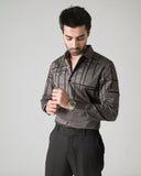GREY INTERSECTIONS SHIRT