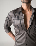 GREY INTERSECTIONS SHIRT