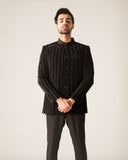 VELVET PANEL JACKET