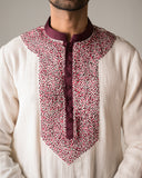 SCATTER YOKE N CUFF KURTA SET