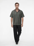 The “Celestial Descent” Cuban Collared shirt