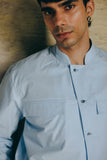 Asymmetric Nehru Overshirt