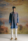 Ombre Surrealist Outline Kurta Set