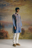 Ombre Surrealist Outline Kurta Set