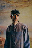 Ombre Surrealist Outline Kurta Set