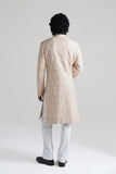 Intricately Embroidered Silk Sherwani Set