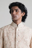 Intricately Embroidered Silk Sherwani Set
