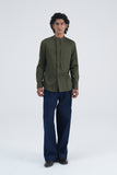 Layered Cotton Satin Shirt