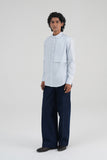 Layered Cotton Satin Shirt